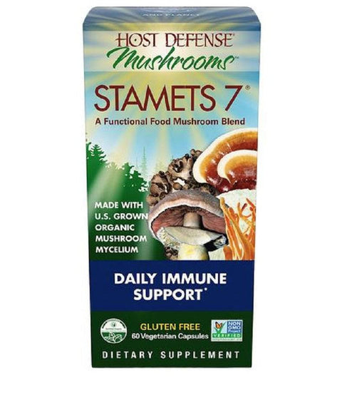Host Defense Mushrooms Stamets 7 Vegetarian Capsules - YesWellness.com