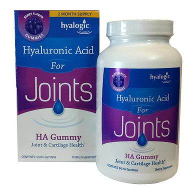 Hyalogic Hyaluronic Acid for Joints HA Gummy 60 gummies - YesWellness.com