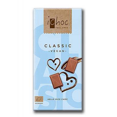 iChoc Classic Vegan Chocolate Bar 80 grams - YesWellness.com