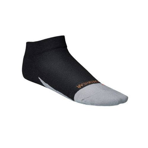 Incrediwear Above Ankle Quarter Sports Socks Black 1 Pair - YesWellness.com