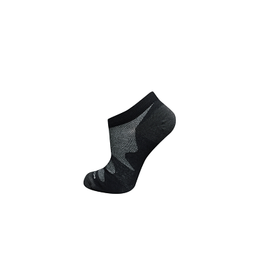 Incrediwear PRO 3 No Sho Thin Sports Socks Black 1 Pair - YesWellness.com