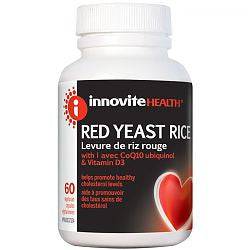 Innovite Health Red Yeast Rice with CoQ10 ubiquinol & Vitamin D3 - YesWellness.com