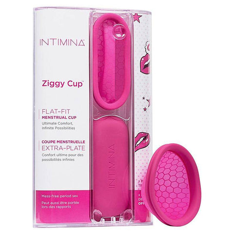 Intimina Ziggy Cup Flat-Fit Menstrual Cup - YesWellness.com