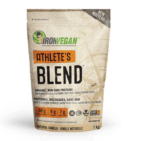 Iron Vegan Athlete's Blend Protein Powder 1kg - YesWellness.com