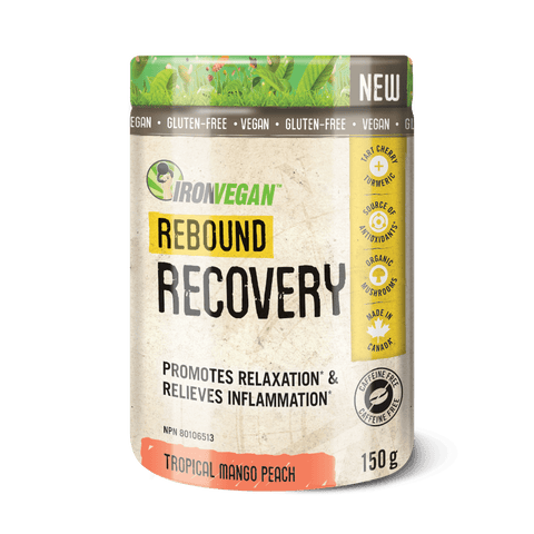 Iron Vegan Rebound Recovery Tropical Mango Peach 150g - YesWellness.com