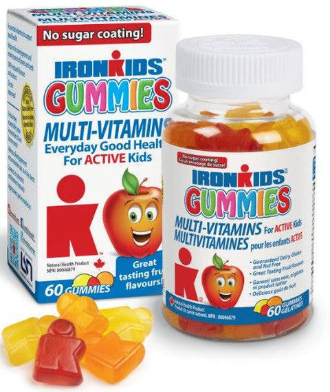 Expires January 2026 Clearance Ironkids Gummies Multi-Vitamins 60 Gummies