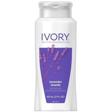 Ivory Lavender Body Wash 621 ml - YesWellness.com