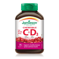 Jamieson Chewable Vitamin C 500mg + D3 500IU - Tart Morello Cherry 75 Tablets - YesWellness.com