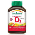 Jamieson Chewable Vitamin D3 1000IU Exotic Tropical Fruit 100 Tablets - YesWellness.com