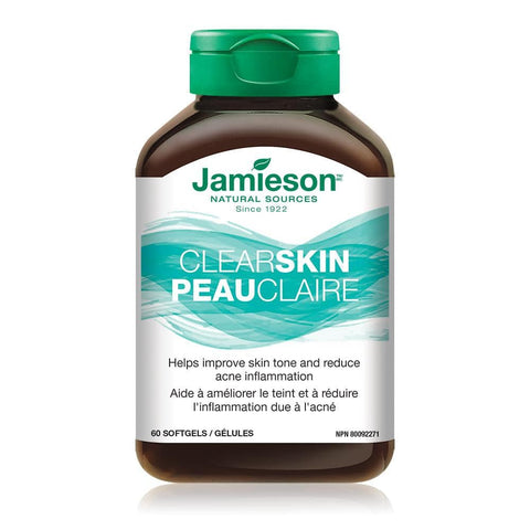 Jamieson Clear Skin 60 Softgels - YesWellness.com