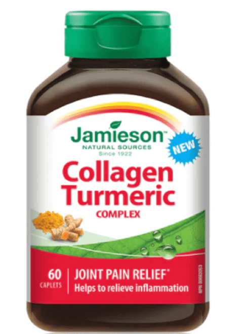 Expires May 2026 Clearance Jamieson Collagen Tumeric 60 Caplets