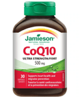 Jamieson CoQ10 Ultra Strength/Fort 500 mg 30 Softgels - YesWellness.com