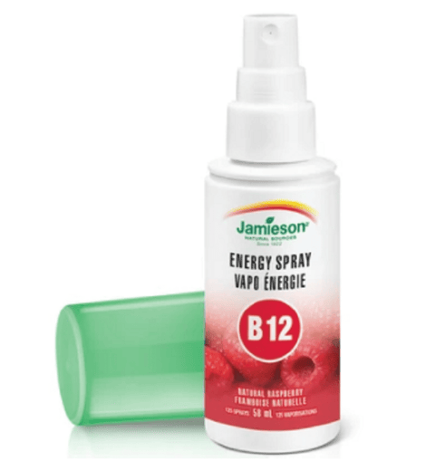 Jamieson Energy Spray Natural Raspberry Flavor 58 ml - YesWellness.com