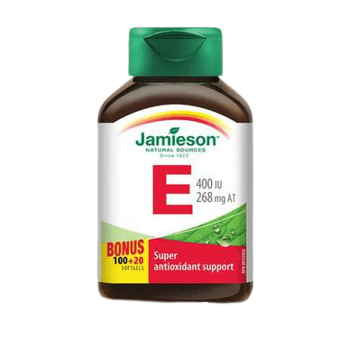 Jamieson Extra Strength Vitamin E 400IU - 120 softgels - YesWellness.com