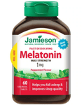 Expires June 2026 Clearance Jamieson Fast Dissolving Melatonin 1 mg Peppermint Flavor 60 Sublingual Tablets