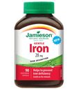 Jamieson Gentle Iron 28mg 90 Caplets - YesWellness.com