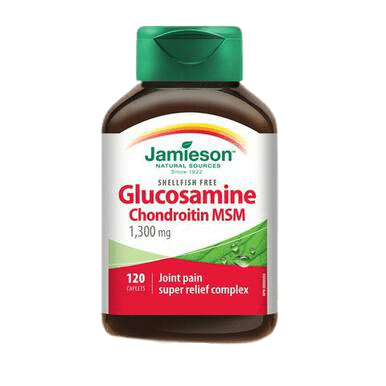 Jamieson Glucosamine Chondroitin MSM 1300 Mg - 120 caplets - YesWellness.com