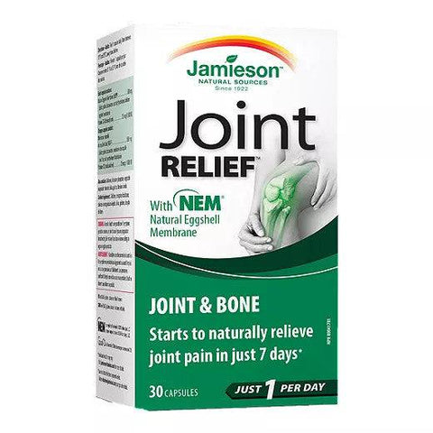 Jamieson Joint Relief with NEM Joint and Bone 30 Capsules - YesWellness.com