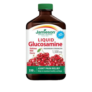 Jamieson Liquid Glucosamine 1500 Mg-Wild Cherry - 350 ml - YesWellness.com