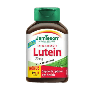 Jamieson Lutein Extra Strength 20 Mg Zeaxanthin - 30+15 Softgels - YesWellness.com