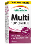 Jamieson Multi Vitamin 100% Complete Women 50+ 150 Caplets - YesWellness.com