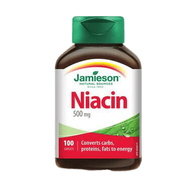 Jamieson Niacin 500 Mg - 100 Caplets - YesWellness.com