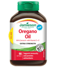 Jamieson Oregano Oil With Vitamin D+E Extra Strength  90 Softgels - YesWellness.com