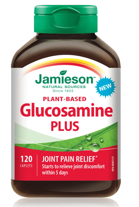 Jamieson Plant-Based Glucosamine Plus 120 Caplets - YesWellness.com