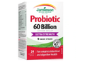 Jamieson Probiotic 60 Billion Active Cells Ultra Strength 24 Vegetarian Capsules - YesWellness.com