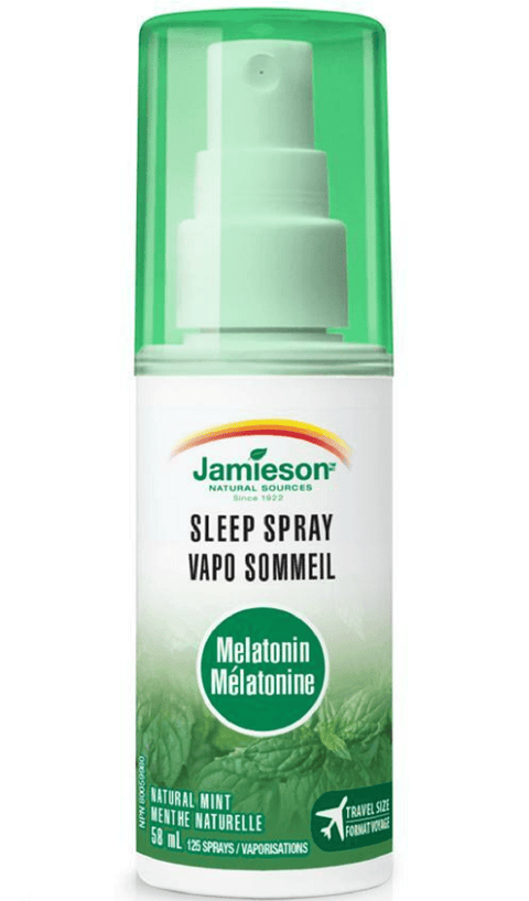 Jamieson Sleep Spray Melatonin Natural Mint 58mL - YesWellness.com