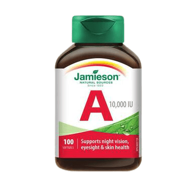Expires February 2026 Clearance Jamieson Vitamin A 10,000 IU 100 Softgels