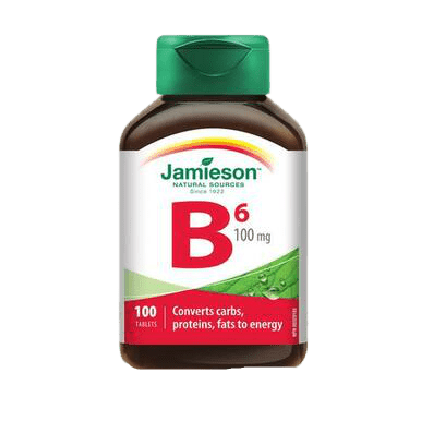 Jamieson Vitamin B6 100mg - 100 Tablets - YesWellness.com