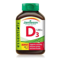 Jamieson Vitamin D3 1,000 IU BONUS - 240 Tablets - YesWellness.com