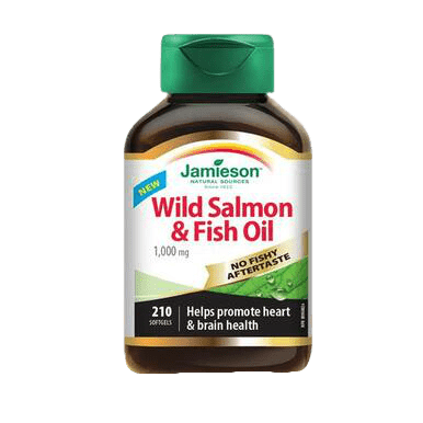 Jamieson Wild Salmon & Fish Oil 1,000 Mg - 210 soft gels - YesWellness.com