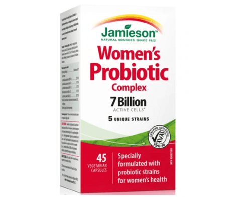 Jamieson Women's Probiotic Complex 7 Billion Active Cells 45 Vegetarian Capsules - YesWellness.com