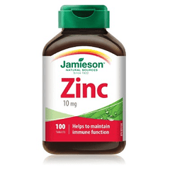 Expires June 2024 Clearance Jamieson Zinc 10 mg 100 Tablets - YesWellness.com