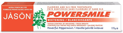 Jason Powersmile Whitening Toothpaste - Powerful Peppermint 170g - YesWellness.com