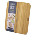Joseph Joseph Chop2Pot Bamboo Folding Chopping Board with Non-slip Feet - YesWellness.com