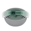 Joseph Joseph Nest 9 Plus 9-piece Compact Food Preparation Set Sage - YesWellness.com