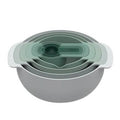 Joseph Joseph Nest 9 Plus 9-piece Compact Food Preparation Set Sage - YesWellness.com