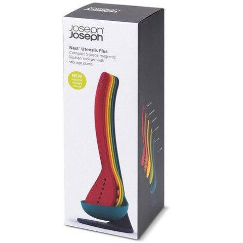 Joseph Joseph Nest Utensils Plus Compact 5-piece Magnetic Kitchen Tool Set with Storage - YesWellness.com