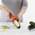 Joseph Joseph SafeStore Julienne Peeler with Blade Guard Orange - YesWellness.com