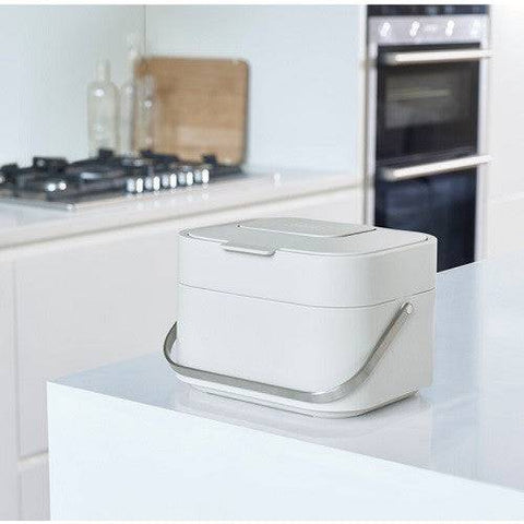 Joseph Joseph Stack 4 Food Waste Caddy White - YesWellness.com