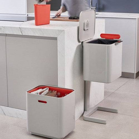Joseph Joseph Totem Max Waste Bin 60L Stone - YesWellness.com