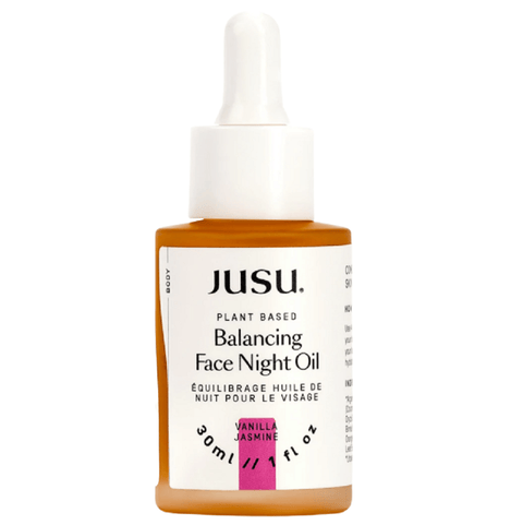 JUSU Plant Based Balancing Face Night Oil Vanilla Jasmine - 30mL - YesWellness.com
