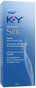 K-Y Sensual Silk Liquid Personal Lubricant 40mL - YesWellness.com