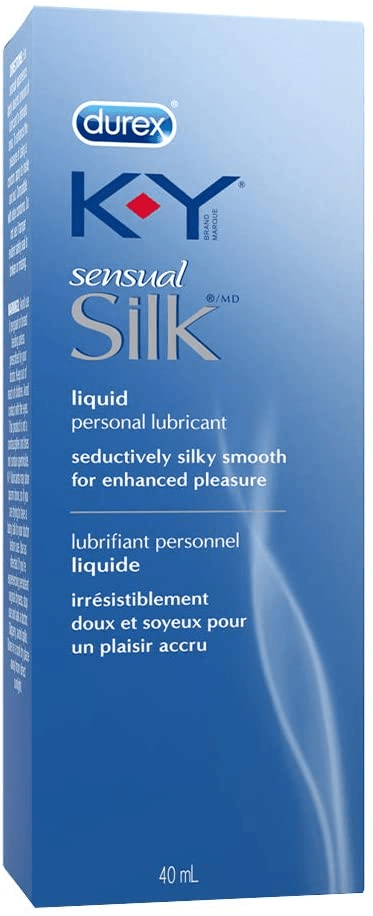 K-Y Sensual Silk Liquid Personal Lubricant 40mL - YesWellness.com