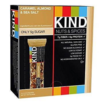 Kind Snacks Caramel Almond & Sea Salt Bars 12 x 40g box - YesWellness.com