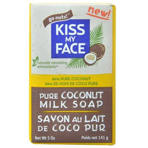 Kiss My Face Pure Coconut Milk Bar Soap 141g - YesWellness.com