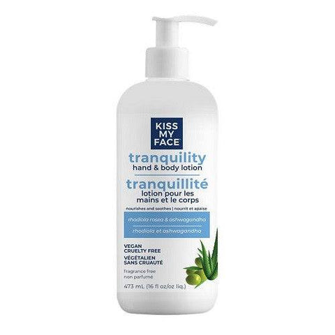 Kiss My Face Tranquility Hand & Body Lotion Fragrance Free 473ml - YesWellness.com